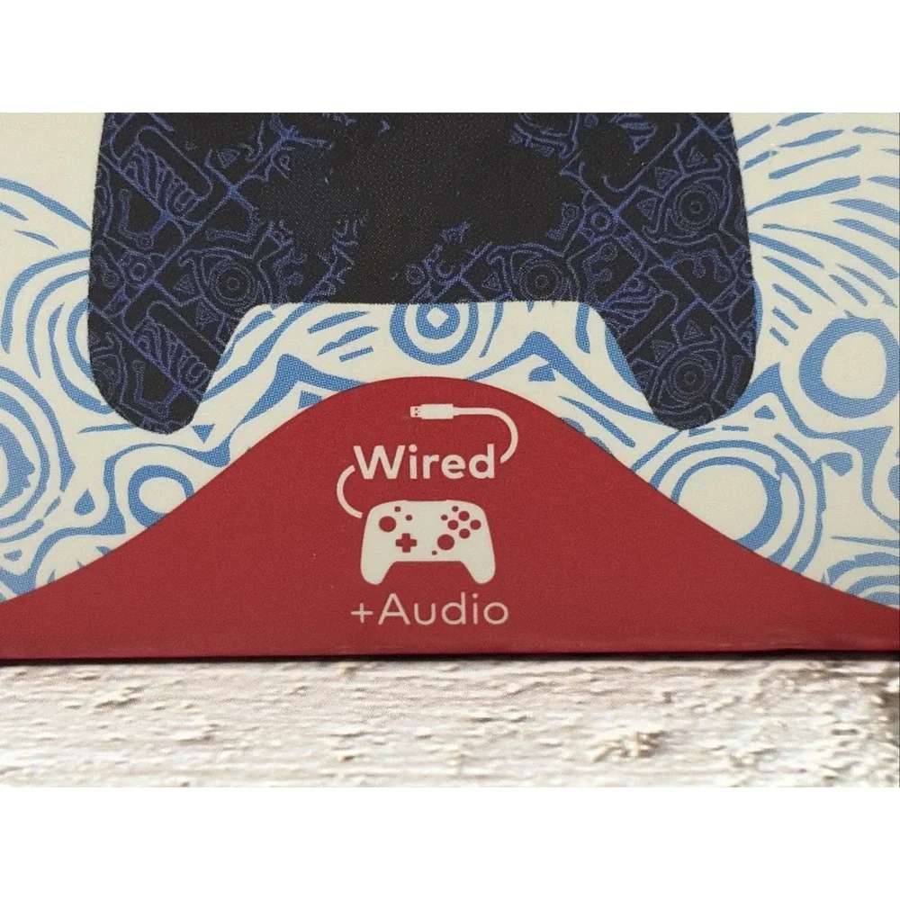 Nintendo Switch REMATCH GLOW Wired Controller - Zelda Sheikah Shoot - Brand New